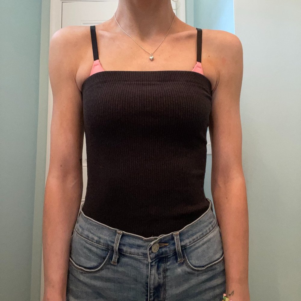 Urban Outfitters/Out From Under Strapless Ribbed Bodysuit
